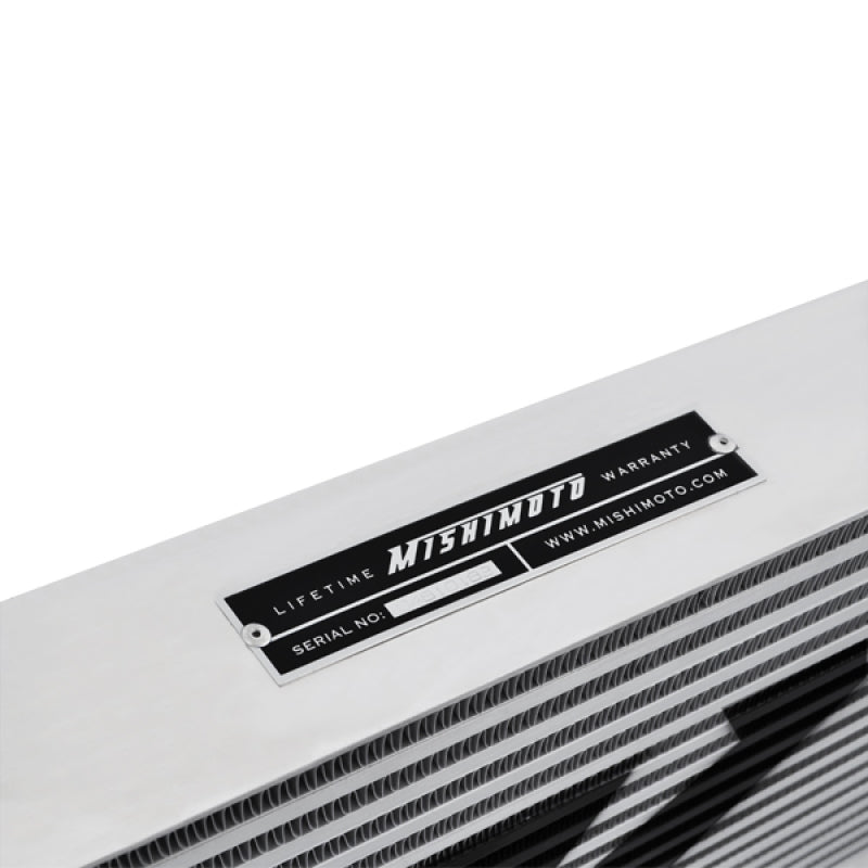 Mishimoto Universal Silver R Line Intercooler Overall Size: 31x12x4 Core Size: 24x12x4 Inlet /Outlet - MMINT-UR