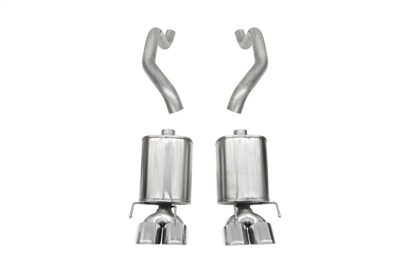 Corsa 2005-2007 Chevrolet Corvette (C6) 6.0L/6.2L Polished Xtreme Axle-Back Exhaust w/4.5in Tips - 21010