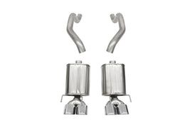 Corsa 2005-2007 Chevrolet Corvette (C6) 6.0L/6.2L Polished Xtreme Axle-Back Exhaust w/4.5in Tips - 21010