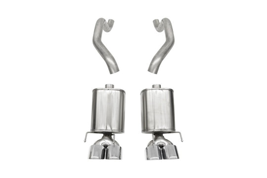 Corsa 2005-2007 Chevrolet Corvette (C6) 6.0L/6.2L Polished Xtreme Axle-Back Exhaust w/4.5in Tips - 21010