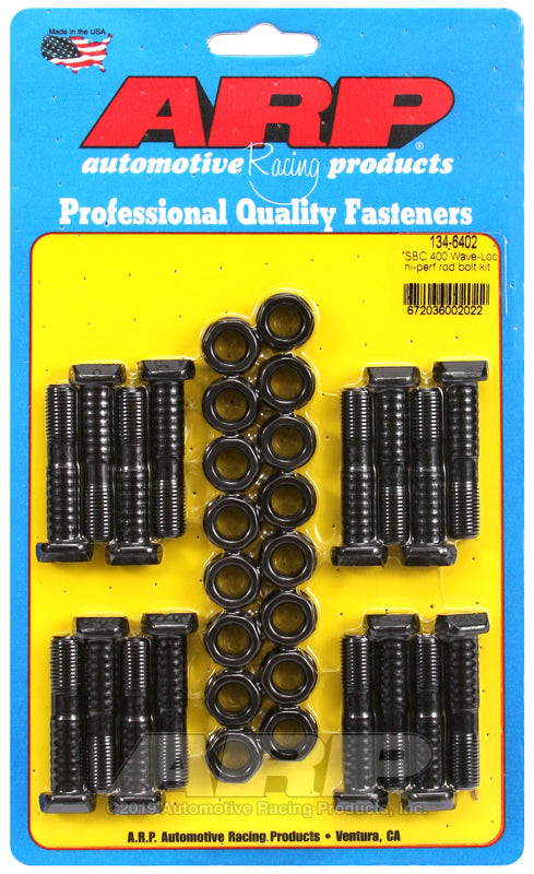 ARP SB Chevy 400 wave-loc hi-perf rod bolt kit - 134-6402