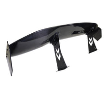 Load image into Gallery viewer, NRG Carbon Fiber Spoiler - Universal (69in.) w/NRG Logo / Stand Cut Out / Large Side Plate - CARB-A691NRG