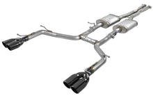 Load image into Gallery viewer, aFe MACH Force-Xp 2-1/2in 304 SS Cat-Back Exhaust 15-21 Dodge Challenger V6-3.6L - Quad Black Tip - 49-32067-B
