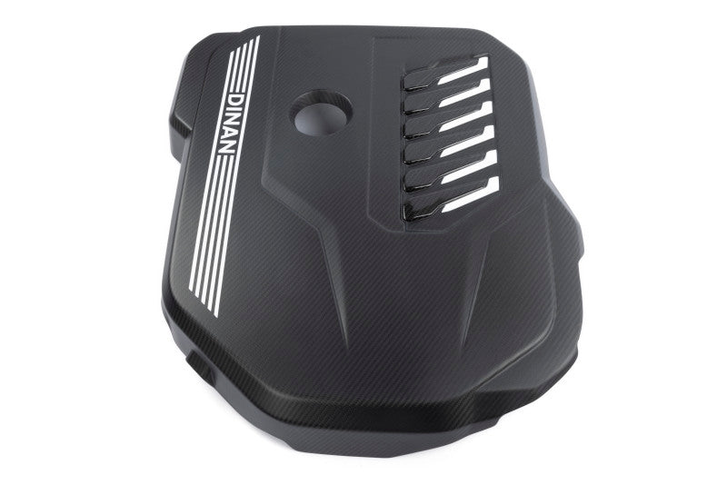 Dinan 19-26 BMW B58D (G01/G02/G20/G22/G23/G26/G42) Matte Carbon Fiber Engine Cover w/Gloss Accents - D590-0004