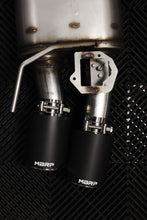 Load image into Gallery viewer, MBRP 18-22 Ford Mustang 2.3L Ecoboost 3in Cat-Back Exhaust w/ Quad Carbon Fiber SS Tips - T304 - S72233CF