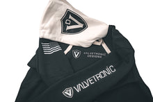 Load image into Gallery viewer, Valvetronic Designs Black &amp; White Hoodie