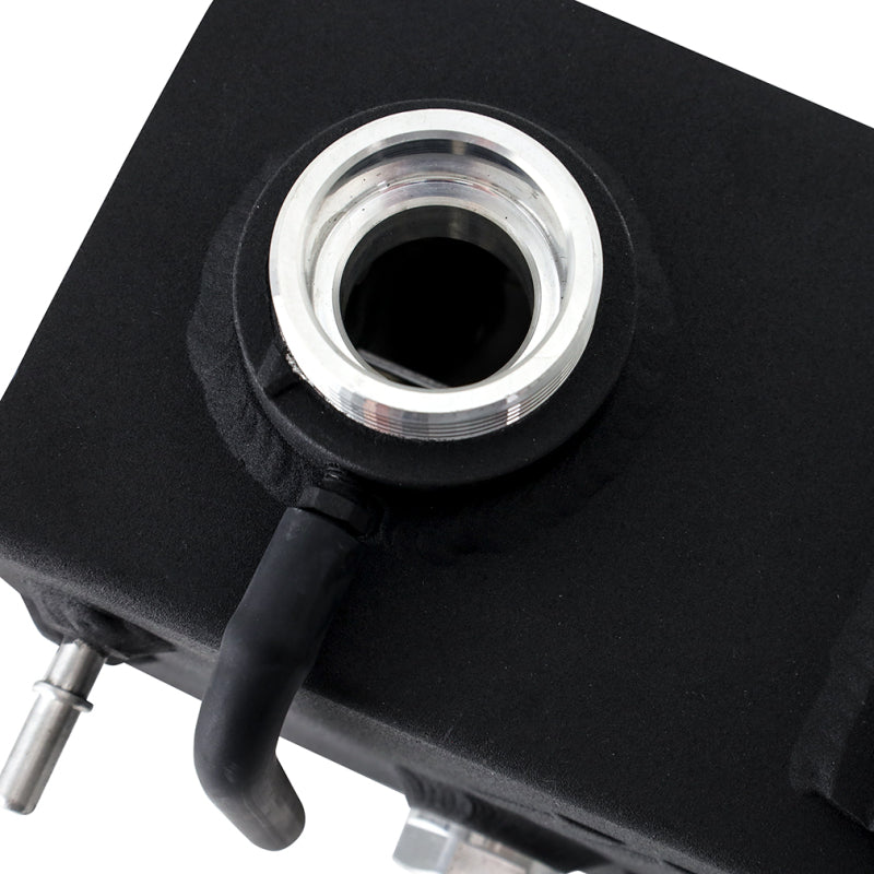 Mishimoto 2021+ Ford Bronco 2.3/2.7L EcoBoost Expansion Tank - Micro Wrinkle Black - MMRT-BR-21MWBK