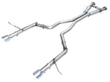 AWE Tuning 18-23 Dodge Durango SRT & Hellcat Track Edition Exhaust - Chrome Silver Tips - 3020-32952