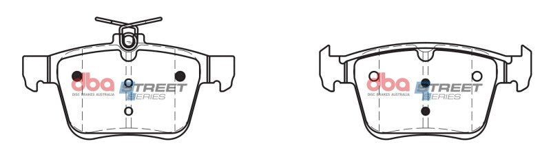 DBA 2018 Audi Q2 Street Series Front Brake Pads - DB2384SS