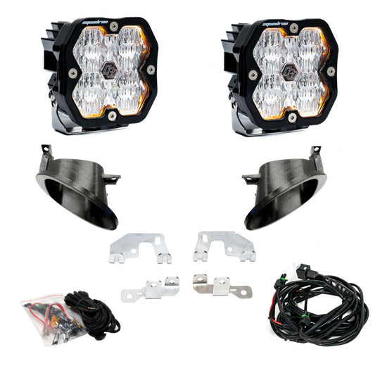 Baja Designs 14-18 Mercedes Sprinter Van 2500/3500 Squadron Sport 2.0 Fog Pocket Kit (WC) - Clear - 440027