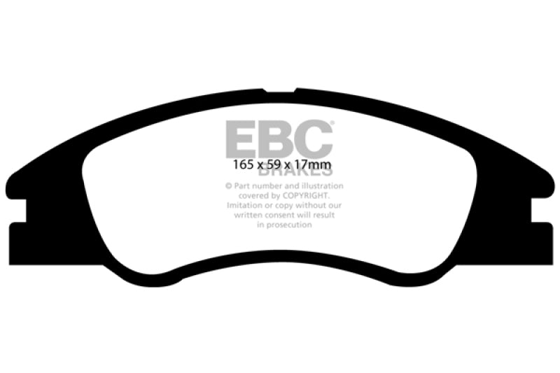 EBC 04-09 Kia Spectra 1.8 Greenstuff Front Brake Pads - DP21568