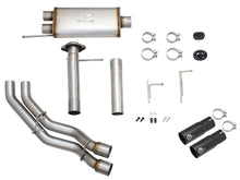 Load image into Gallery viewer, aFe Rebel Exhausts 3in SS Cat-Back 09-14 Ford F-150 4.6/5.0/5.4L w/ Black Tips - 49-43080-B