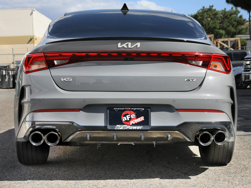 aFe Takeda 21-24 Kia K5 GT L4-2.5L (t) SS Axle-Back Exhaust System w/ Polished Tips - 49-37043-P