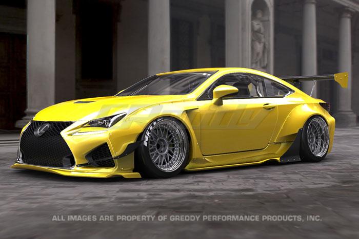 GReddy 2015+ Lexus RC-F Rocket Bunny Full Wide-Body Aero Kit w/ GT Wing - 17010251