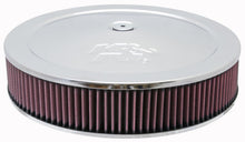 Load image into Gallery viewer, K&amp;N Round Air Filter Assembly 12in ID / 3.063in Height / 5.125in Neck Flange / 7/8in Drop Base - 60-1430