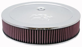 K&N Round Air Filter Assembly 12in ID / 3.063in Height / 5.125in Neck Flange / 7/8in Drop Base - 60-1430