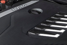 Load image into Gallery viewer, Dinan 19-26 BMW B58D (G01/G02/G20/G22/G23/G26/G42) Matte Carbon Fiber Engine Cover w/Gloss Accents - D590-0004
