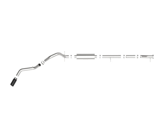 aFe Apollo GT Series 4in 409SS Cat-Back 20-21 GM 2500/3500HD V8-6.6L L8T - Black Tip - 49-44123-B