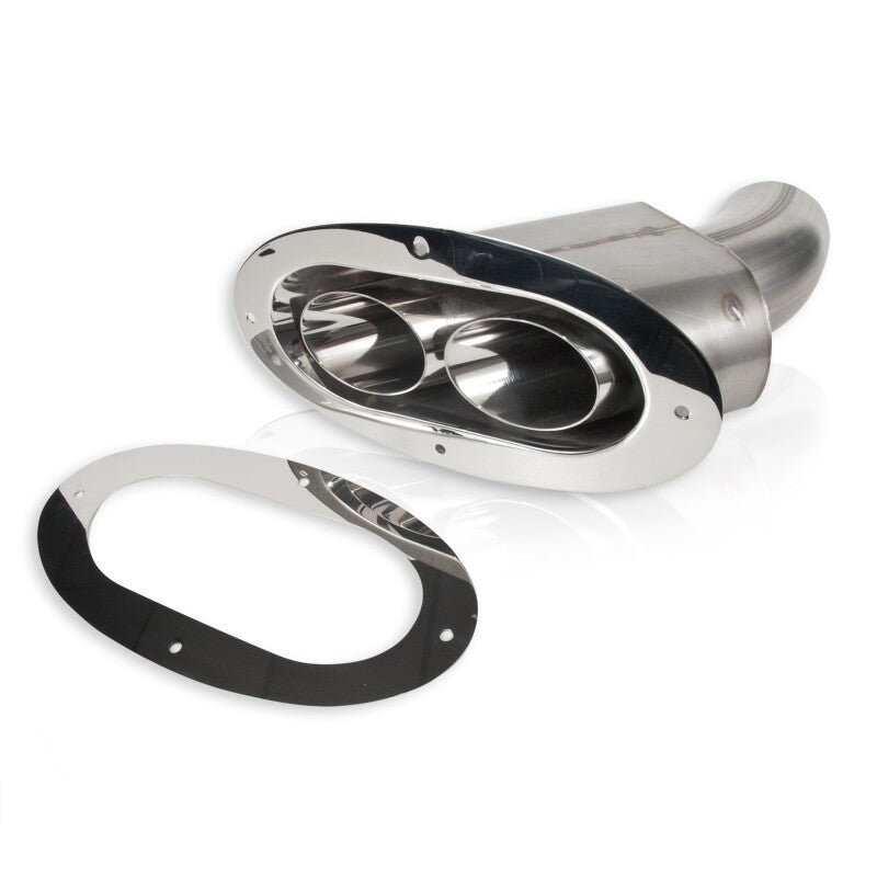 Stainless Works Angled-Oval Through-Body Tip With Tubes - ST2815