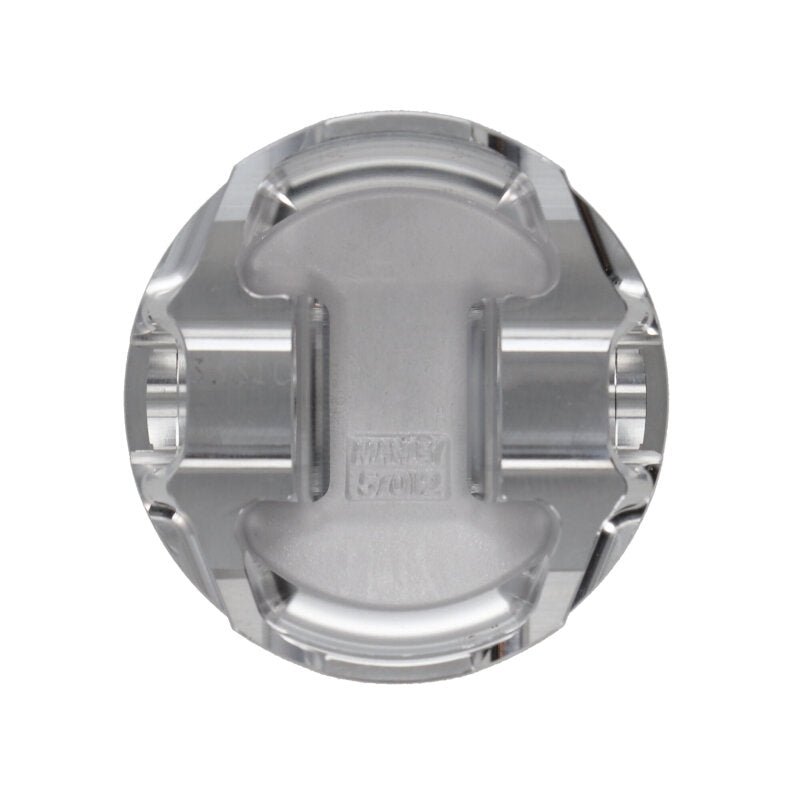 Manley 08+ Mitsubishi 4B11T 86.5mm (+.5mm) -11cc Dome 9.0:1 CR Turbo Tuff Series Piston Set w/ Rings - 624205CE-4