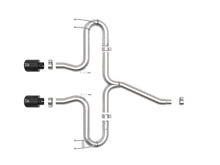 Load image into Gallery viewer, aFe Takeda 2-1/2in 304 SS Axle-Back Exhaust w/Black Tips 17-20 Honda Civic Sport L4-1.5L (t) - 49-36625-B