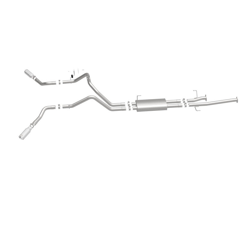 MagnaFlow Cat-Back 10-15 Toyota Tundra SC LB / CC SB 4.6L/5.7L V8 SS 2.5 Dual Split Rear 4in Tip - 19232