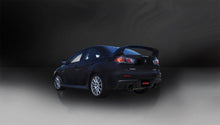 Load image into Gallery viewer, Corsa 2008-2015 Mitsubishi Lancer Evolution X Sedan 2.0L Black Sport Dual Rear Cat-Back Exhaust - 14858BLK