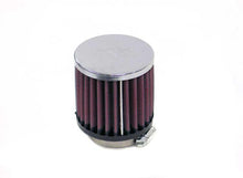 Load image into Gallery viewer, K&amp;N Universal Chrome Filter-Round Straight 2.125in Flg ID x 3in OD x 3in H - RC-1910