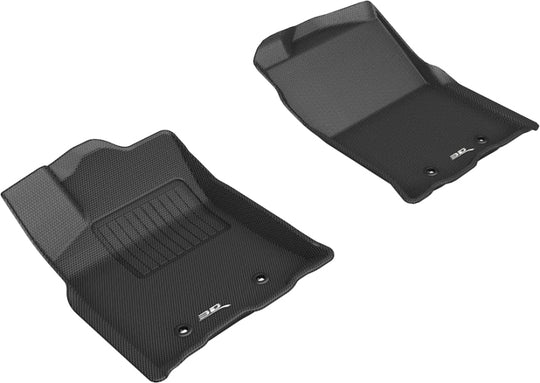 3D MAXpider 2018-2020 Toyota Tacoma Access/Double Cab Kagu 1st Row Floormat - Black - L1TY24911509
