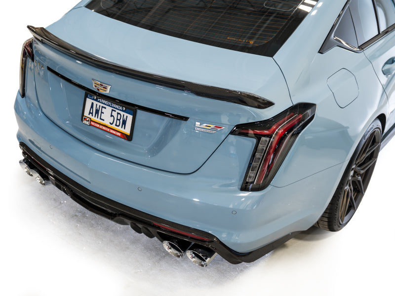AWE Tuning 22-26 Cadillac CT5-V Blackwing SwitchPath Exhaust - Chrome Silver Tips - 3025-42562