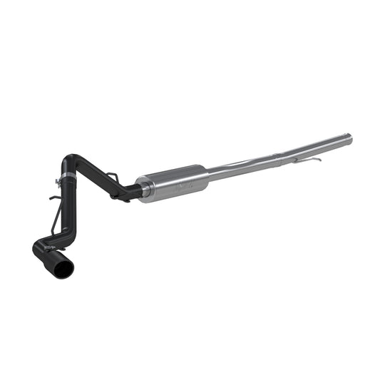 MBRP 2019 Chevrolet/GMC 1500 Silverado/Sierra 4.3L & 5.3L 3 in Cat Back, Single Side (Black Coated) - S5087BLK