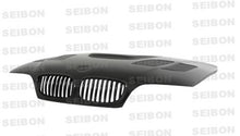 Load image into Gallery viewer, Seibon 02-05 BMW E46 2dr GTR-Style Carbon Fiber Hood - HD0205BMWE462D-GTR