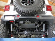 Load image into Gallery viewer, aFe Rebel Series 409 Stainless Steel Cat-Back Exhaust 18-21 Jeep Wrangler JL 2.0L (t) - Black Tip - 49-48096-B