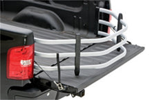 Load image into Gallery viewer, AMP Research 99-23 Ford F-250/F-350 SuperDuty BedXtender HD Sport - Silver (May Req. Diode Kit) - 74804-00A