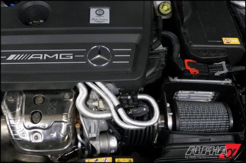 AMS Performance 14-18 Mercedes-Benz CLA 45 AMG 2.0T Alpha Intake System w/Carbon Fiber Duct & Lid - ALP.19.08.0004-1