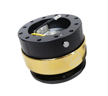Load image into Gallery viewer, NRG Quick Release Gen 2.0 - Black Body / Chrome Gold Ring - SRK-200BK-CG