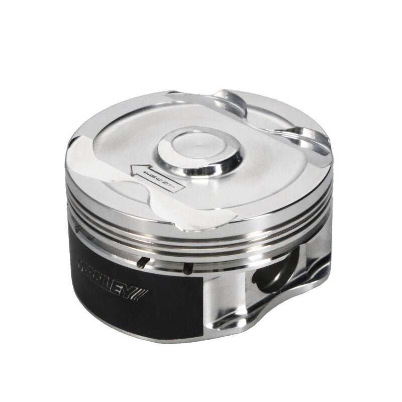 Manley 2018+ Ford Coyote 5.0L DOHC -6cc Dish 3.700in Bore 10:1 CR Platinum Piston Set - 595738C-8