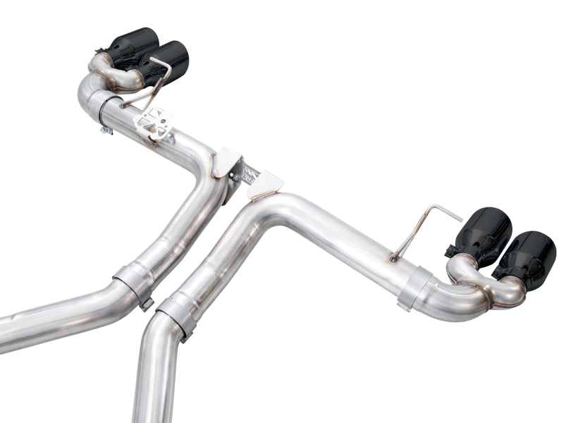 AWE Tuning 22-26 BMW M240i (G42) Track Edition Exhaust - Diamond Black Tips - 3020-43240