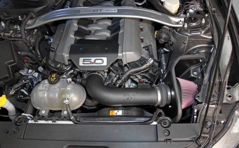 K&N 2015 Ford Mustang GT 5.0L V8 F/I Performance Intake Kit - 63-2590