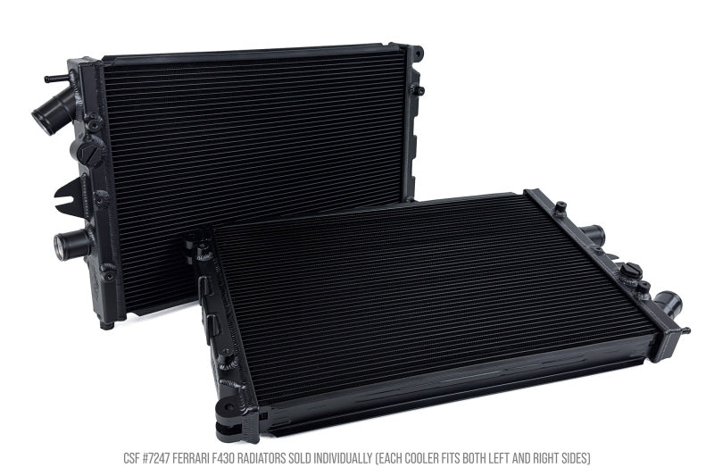 CSF 05-09 Ferrari F430 High Performance All Aluminum Radiator - Left/Right - 7247