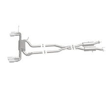 Load image into Gallery viewer, MagnaFlow Cat Back, SS, 2.5in, Quad Split Polish 4in tip 14-15 Jeep Grand Cherokee 3.6L/5.7L V6/V8 - 19193