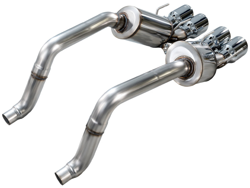 AWE Tuning 05-07 C6 Chevrolet Corvette 6.0L Touring Edition Axle-Back Exhaust w/ Chrome Silver Tips - 3015-42660