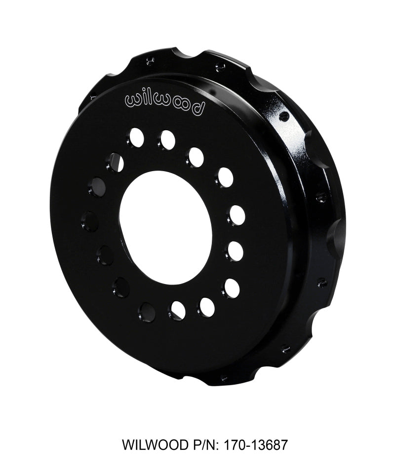 Wilwood Hat-Park Brake 1.25in Offset - Aluminum Multi-5 Lug - 12 on 8.75in - 170-13687