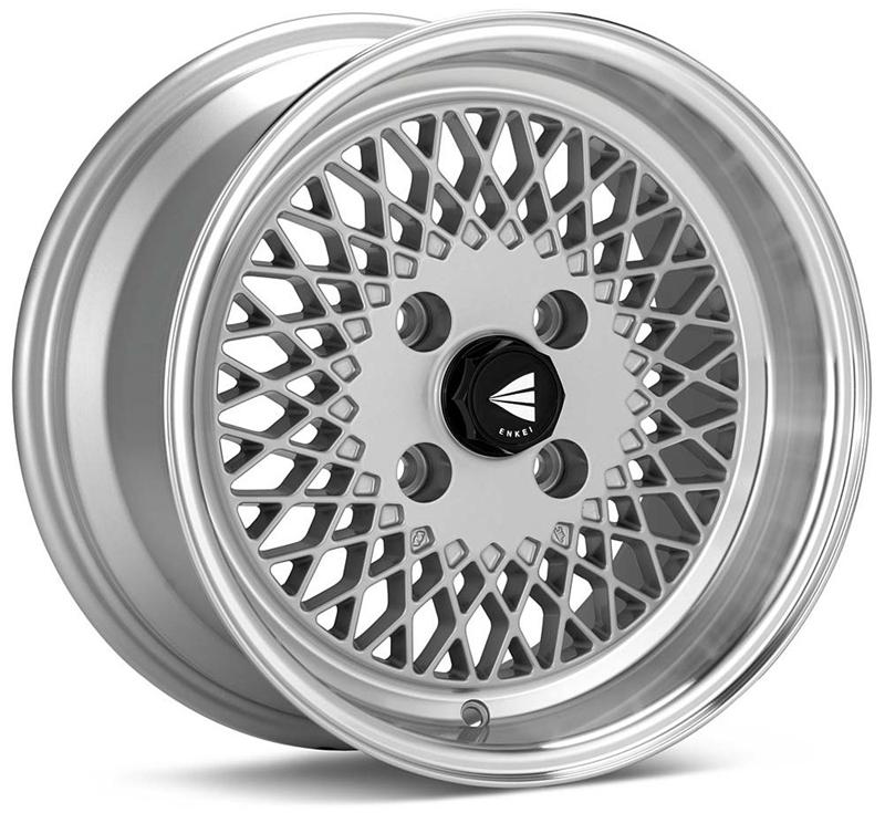 Enkei92 Classic Line 15x7 38mm Offset 4x100 Bolt Pattern Silver Wheel - 465-570-4938SP