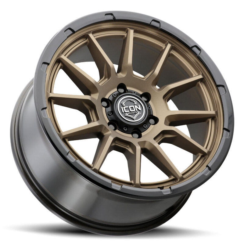 ICON Alloys Cajon 20x9 / 6x135 / 16mm / 5.625in BS Satin Bronze Wheel w/ GB Lip - 8320906356SBGB