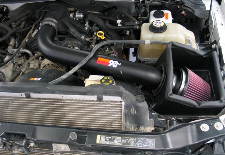 K&N 07-08 Ford F250 SD V8-5.4L Black High Flow Performance Kit - 77-2577KTK