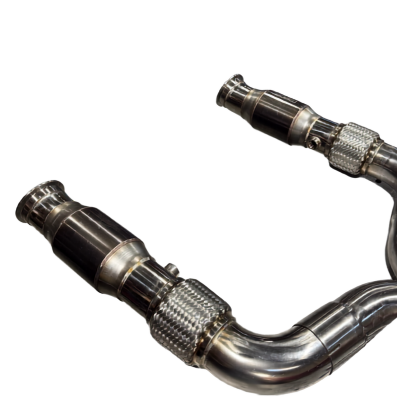 Kooks 2025+ Ford Mustang GTD 5.2L 3in OEM Connection GREEN Catted X-Pipe (Kooks Header Required) - 11575380