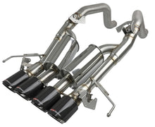 Load image into Gallery viewer, aFe MACH Force-Xp Axle-Back Exhaust System w/ Carbon Fiber Tips Chevrolet Corvette (C7) 14-19 6.2L - 49-34056-1C