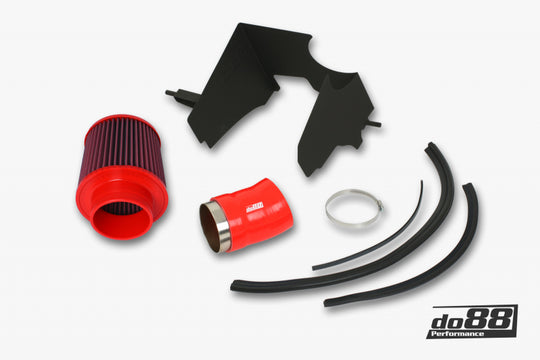 do88 SAAB 9-3 2.8T V6 06-11 Intake System w/Filter Red Hose - LF-100R-FILTER