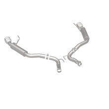Load image into Gallery viewer, MagnaFlow Axle Back, SS, 2.5in, Competition, Dual Split Polish 4.5in Tip 2015 Ford Mustang Ecoboost - 19179